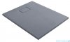 Oltens Bergytan brodzik prostokątny 120x70 cm RockSurface szary beton 15102700